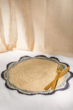 Set de table en raphia « Pinwheel » Garden Party, lot de 2, 4 et 6