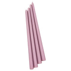 Bougie conique extra haute Hush couleur lilas (1 boîte de 25 bougies)