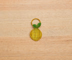 Rond de serviette citron – 3,5 pouces de palmier Iraca tissé à la main – Décoration de table estivale artisanale de Colombie