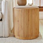 Table d'appoint Gabriella en rotin naturel