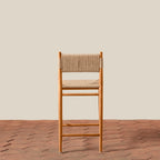 Tabouret de comptoir tissé d'intérieur et d'extérieur Alma