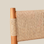 Tabouret de comptoir tissé d'intérieur et d'extérieur Alma