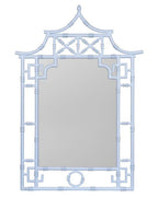 Miroir Pagode bleu pâle